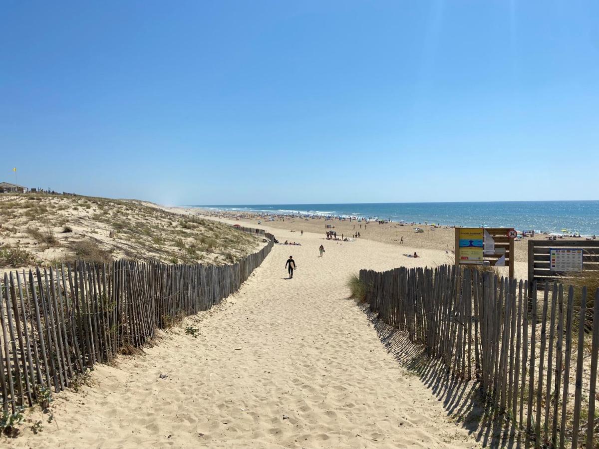 Appartement Cosy Avec Piscine, Acces Direct Plage Lacanau Eksteriør billede